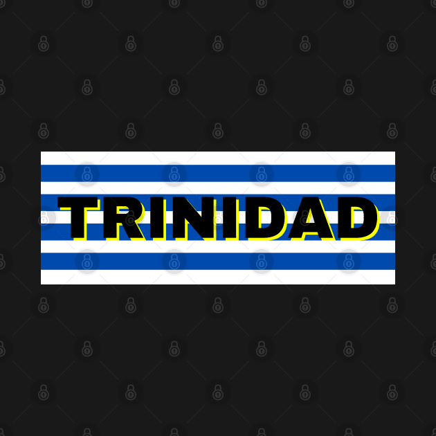 Trinidad City in Uruguay Flag Stripes by aybe7elf