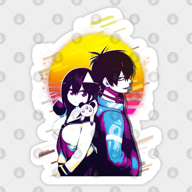 Blood Lad Anime Sticker for Sale by Anime Store