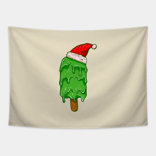 Santa Hat Ice Cream Tapestry