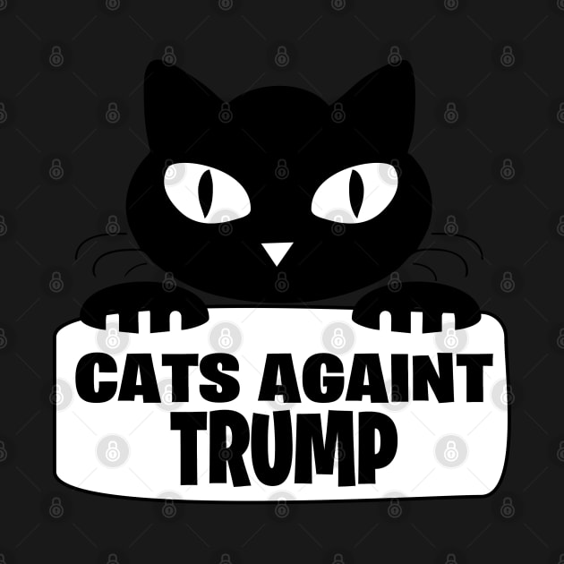 Protest Cat: Cats Against Trump by balibeachart