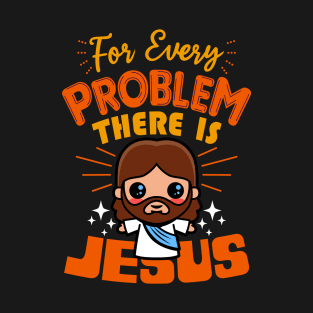 Funny Cute Kawaii Jesus Christ Religious Meme T-Shirt