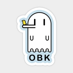 Nichijou Nano Shinonome OBK Obake Ghost T-Shirt Magnet