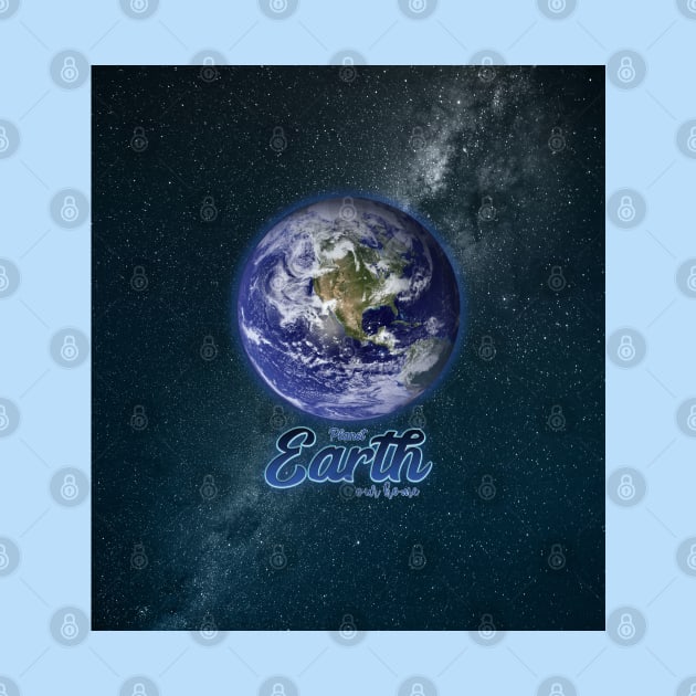 Planet Earth: Our Home V02 by Da Vinci Feather