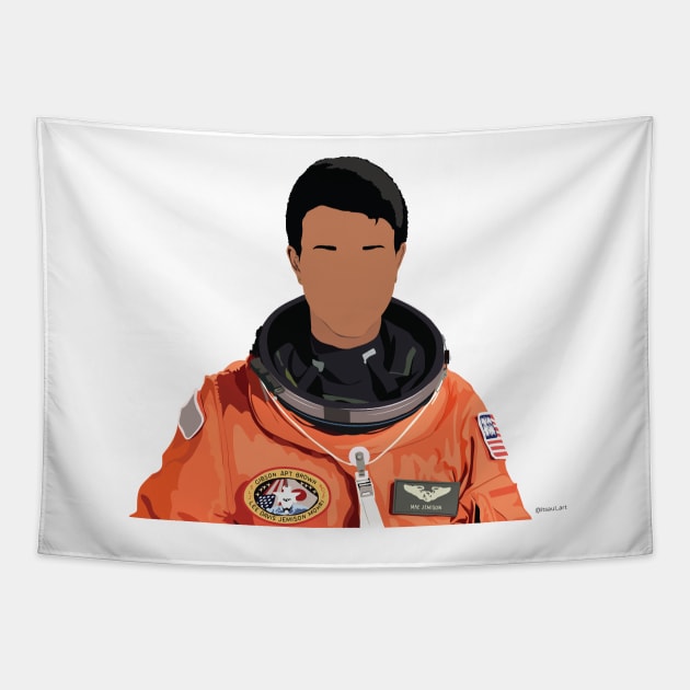 Mae Jemison Tapestry by itsaulart