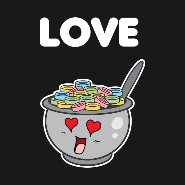 Matching Couple Funny Cute Cereals Milk True Love by Hasibit