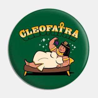 Funny Chubby Cleopatra Egyptian Queen Eating Funny Meme Pin