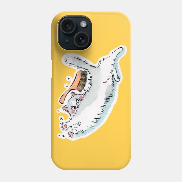 Uni cat Phone Case by MinranZhang