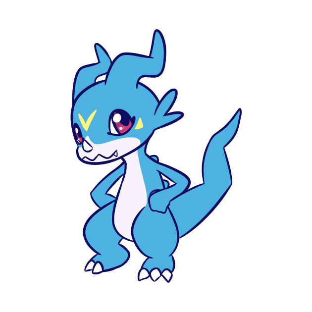 Veemon by BirdPresident