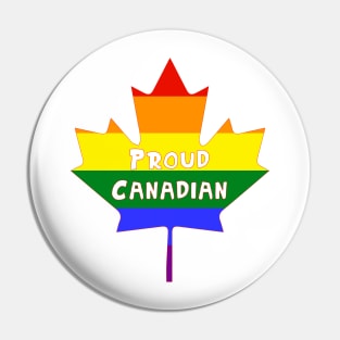 Proud Canadian (Gay/Queer) Pin