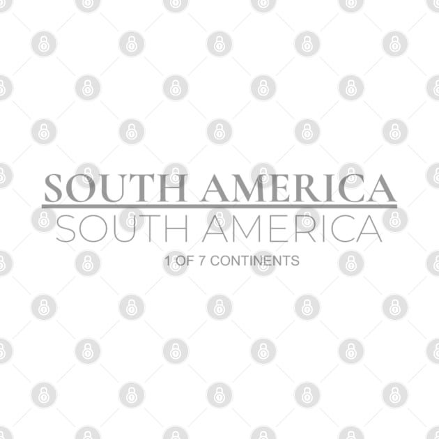 SOUTH AMERICA 1 0F 7 CONTINENTS by ECE DESIGNS