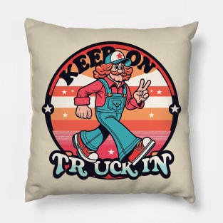 Keep on Truckin Pillow