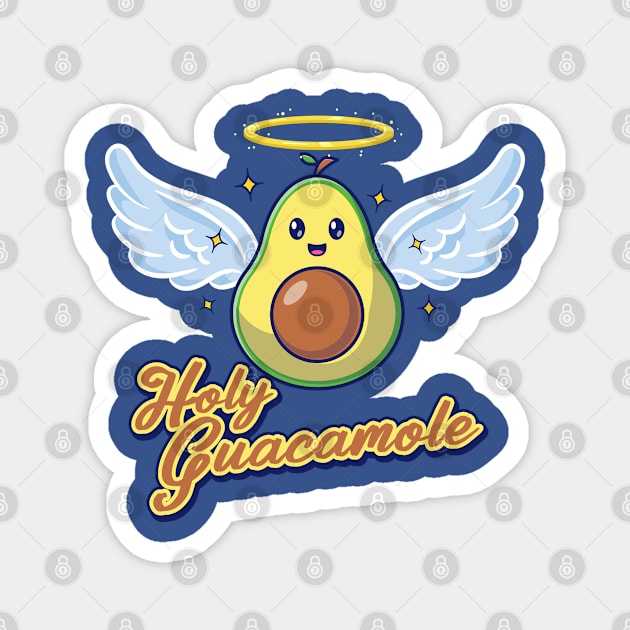 Holy Guacamole Magnet by Alema Art