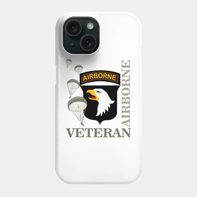 101st Airborne Veteran Phone Case by MilitaryVetShop