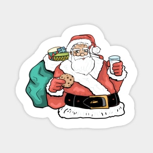 Cookie Santa Magnet