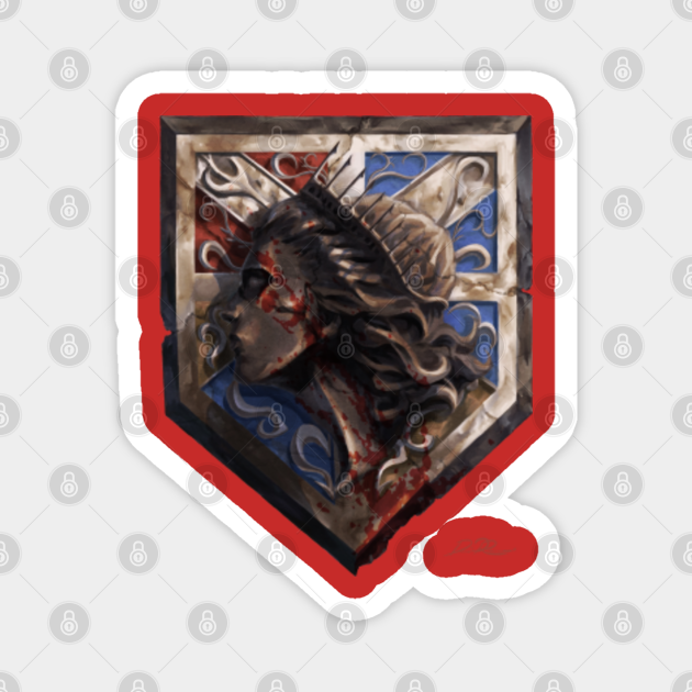Wall Maria 845 Attack On Titan Magnet Teepublic