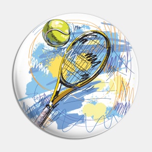 tennis lovers Pin