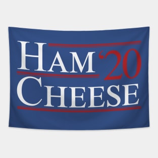 Ham and Cheese 2020 Political Campaign Parody Foodies Tapestry