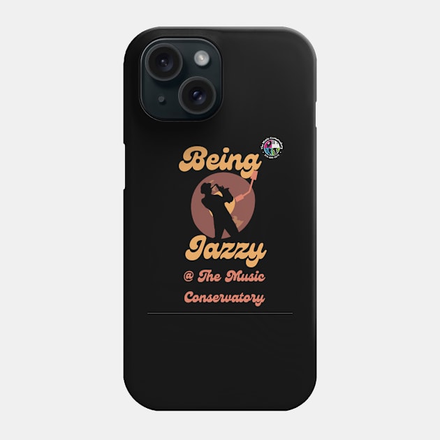 Being Jazzy at The Music Conservatory with Logo Phone Case by musicconservatory