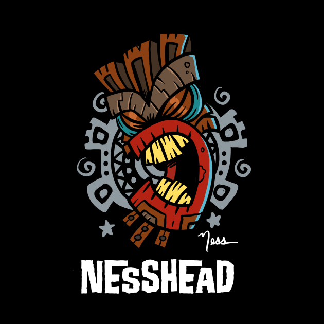 NESSHEAD TIKI 01.1 by NESSHEAD