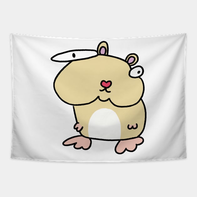 Funny Hamster Tapestry by Oranges