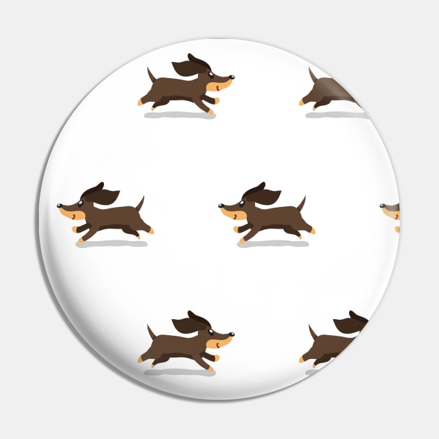 Cute Dachshund Mask Dachshund Dog Lover Face Pin by Lones Eiless