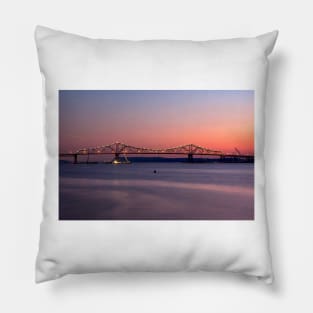 Tappan Zee Bridge Pillow