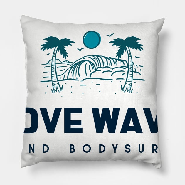 bodysurf Pillow by bodyinsurf