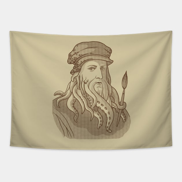 Leonardo da Vyjones Tapestry by crazypangolin