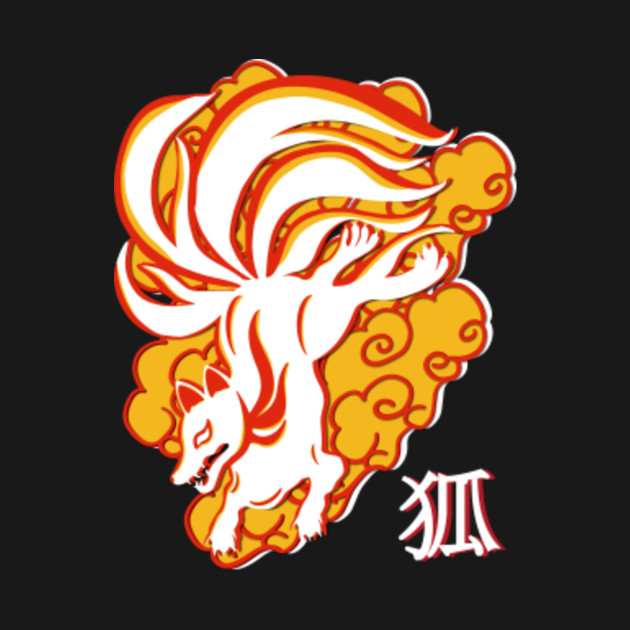 Kitsune Nine Tails Kitsune Japanese Fox Onesie TeePublic