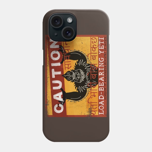 Load-Bearing Yeti Phone Case by ThemeParkPreservationSociety