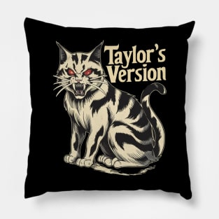 death metal taylors cat version Pillow