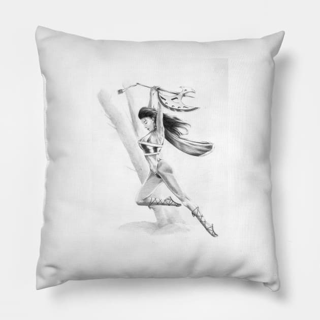 Left Cut Pillow by neilblue