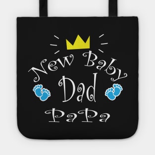 CBTWear New Baby Dad PaPa - Funny for New Dad Gift Tote