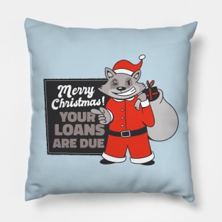 Christmas Raccoon Pillow