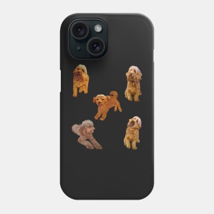 Cavapoo Cavoodle puppy pattern -puppies galore ! cute cavalier king charles spaniel Phone Case