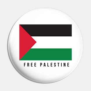 Free Palestine Flag Pin