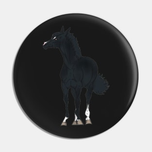 Black Horse Pin