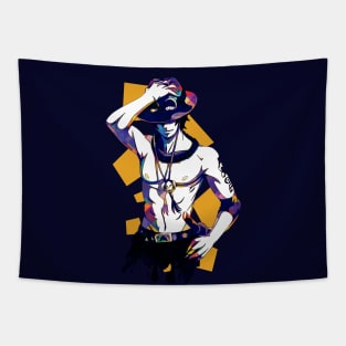 one piece - ace Tapestry