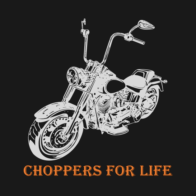 choppers for life t-shirt 2020 by Gemi 