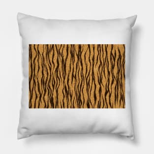 Tiger skin texture pattern Pillow