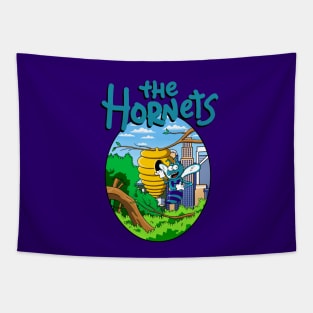 Hornets cartoon Tapestry