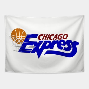 Classic Chicago Express Basketball Tapestry