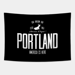 USA, America, Portland, Oregon Tapestry