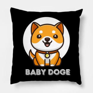 Baby Doge Crypto BabyDoge Doge Coin Pillow