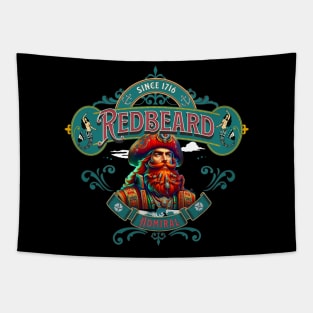 Admiral Barberosa Redbeard Tapestry