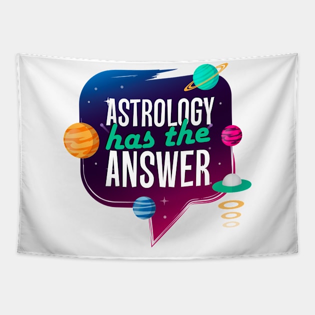 Astrology has the answer Tapestry by simplecreatives