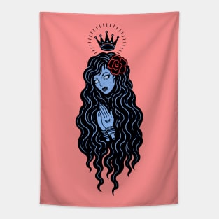 Praying girl Tapestry