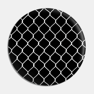 Chain Link Fence (White) Pin