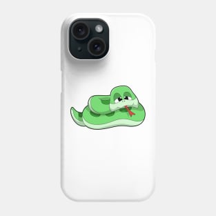 Snake with green Stains Phone Case