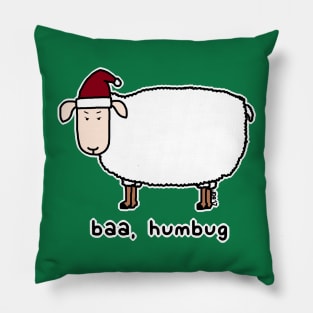 baa, humbug Pillow